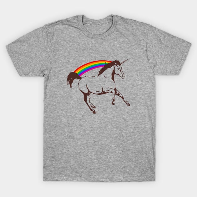 Logan – Laura Unicorn with rainbow T-Shirt by grekhov